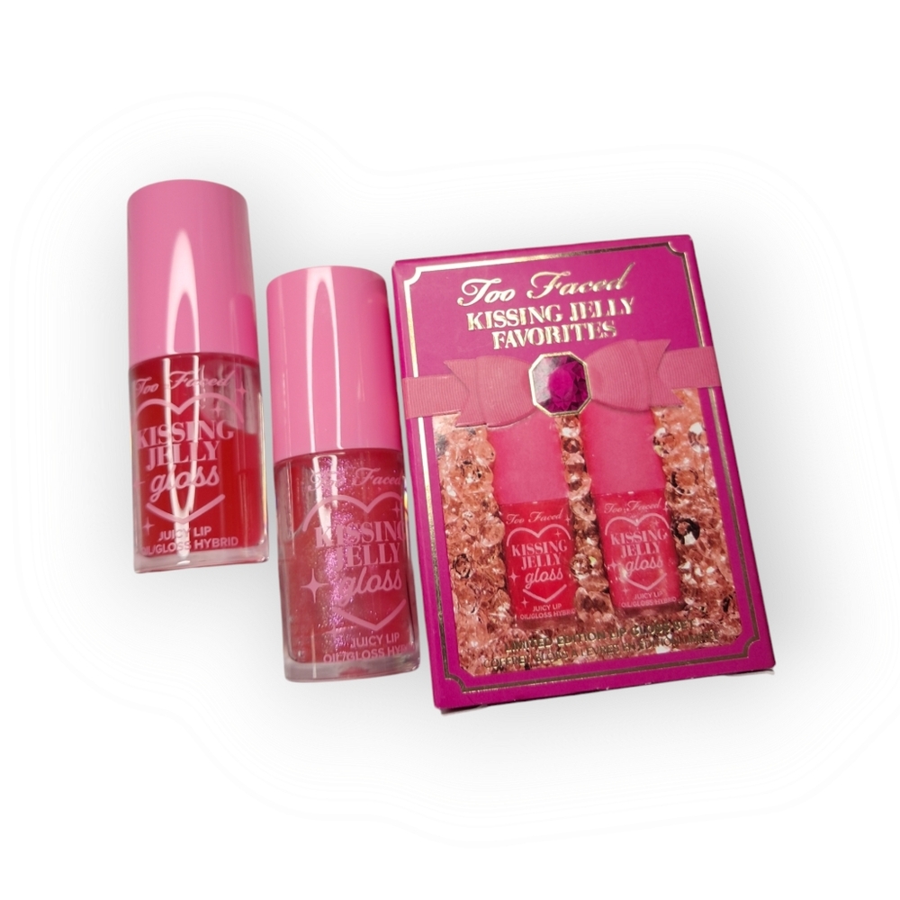 Too Faced Kissing Jelly Favorites Set Limited Edition Gloss Set New in the Box